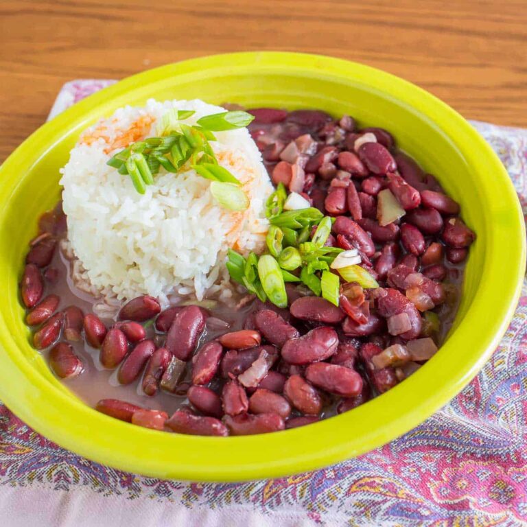 Instant Pot Red Beans and Rice - Flavor Ful Craving